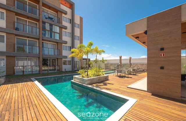 Beautiful apt in Building w Pool Guarajuba Aga0203