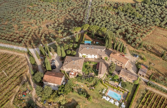 Country retreat near greve in chianti in a santo stefano winery