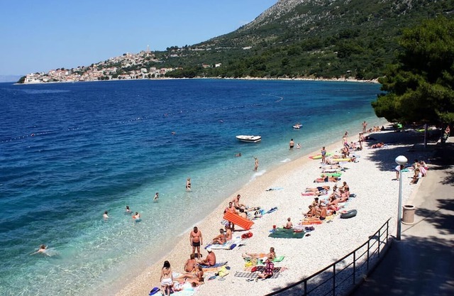 Studio flat with balcony and sea view Živogošće - Blato, Makarska (AS-22253-a)
