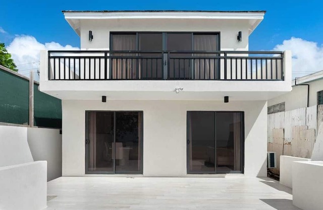 Beachfront villa