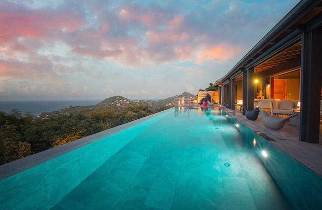 holiday vacation villa rental Caribbean, st. barts, st. barths, pool, air conditioning, view, wi-fi internet, lurin dist