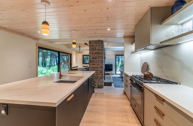 Muskoka Luxury Beach House Sunset and Big Lake Views