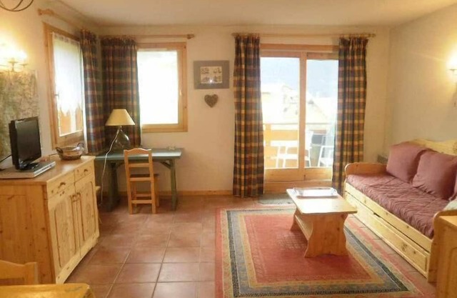 350m from resort center, balcony, tv, ski locker, 42m², Peisey-Vallandry