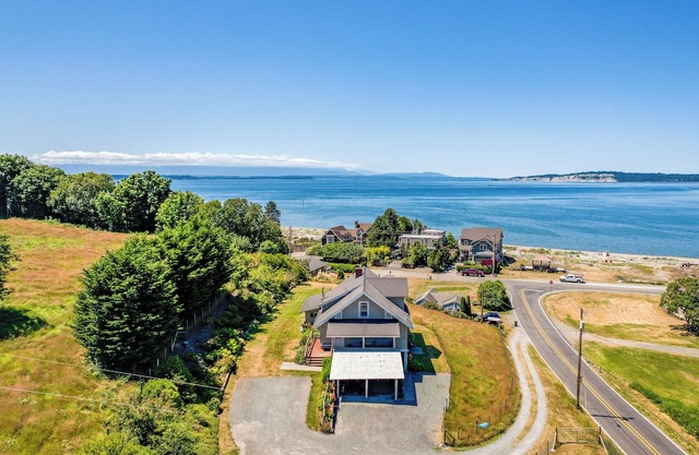Private Beach Access + Water Views! | Sleeps 18, Historic 6BDR Farmhouse w/Deck