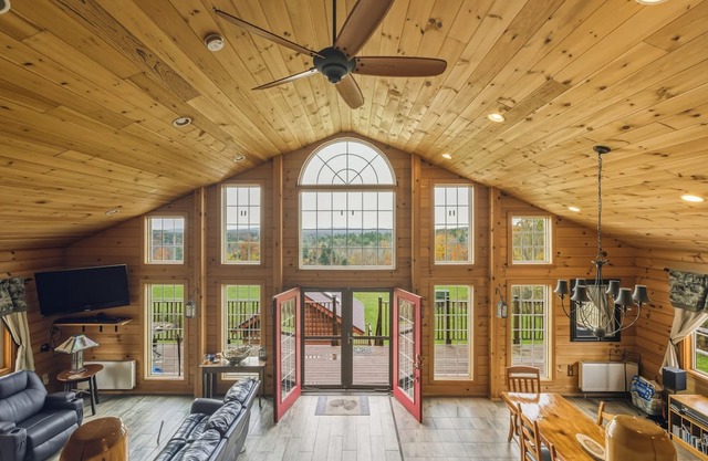 Rustic elegance above the meadow