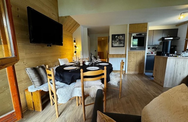 Ski-in ski-out garage superb Duplex view 8 people bright 3 bedrooms 2 bathrooms