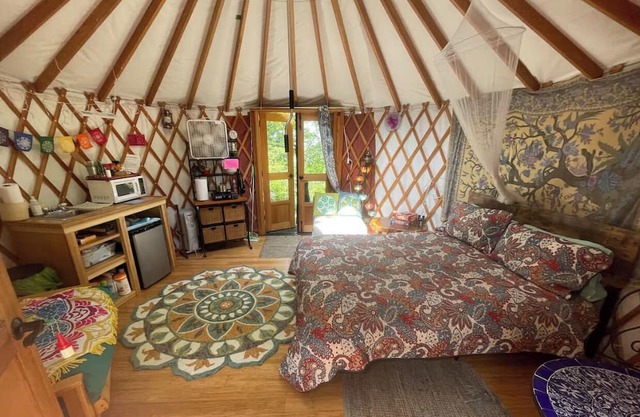 Meadow Yurt on Farm with panoramic views