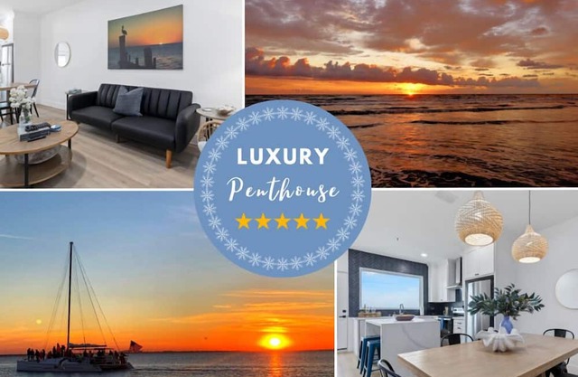 Penthouse Luxury Condo with Amazing View 2 King Beds High End Water Front South Padre Island