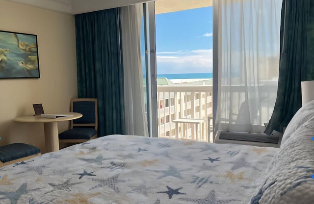 Bang For Your Buck Hotel Condo with Kitchen, Ocean View and Private Balcony