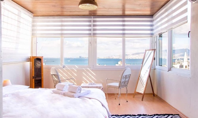 Konak House | Charming Home Overlooking Ocean with Garden