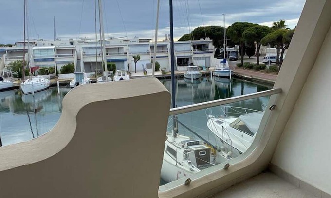 Le Grau-Du-Roi Apartment | Superb Marina, Port Camargue, 3 rooms, sleeps 6, air conditioning, double terraces,.