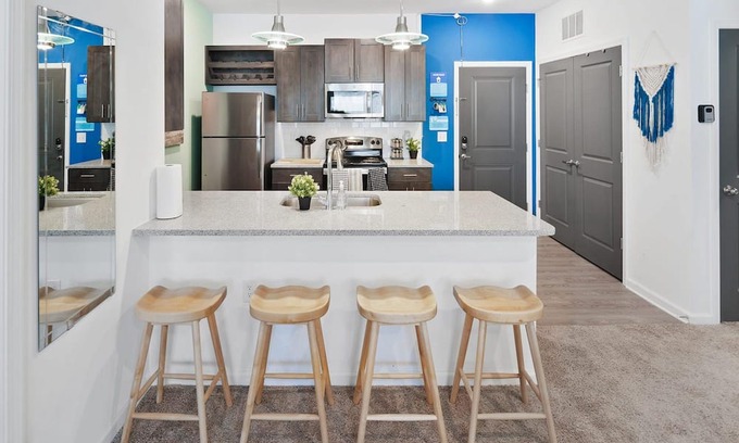 Avery Creek Apartment | South Asheville Getaway 2 BDR Apt Gym Pool