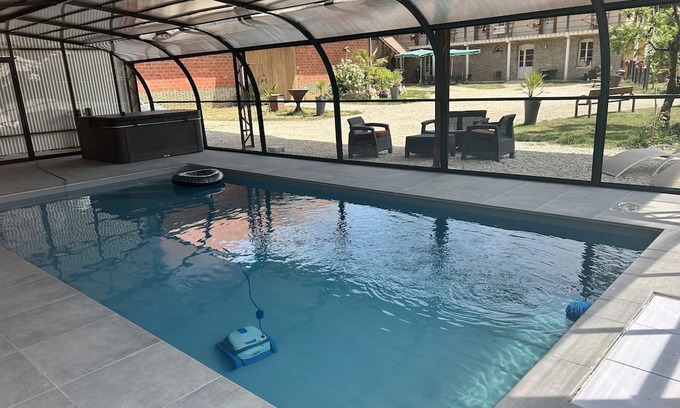 Villemoiron-en-Othe Apartment | Le domaine du Lavoir - Studio PISA sleeps 5-jacuzzi from April to October