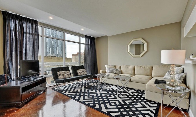 Downtown Austin Apartment | The Littlefields by Lodgewell > Three Huge Balconies & Views