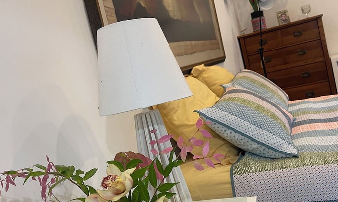 Manly Apartment | Private Guest Bedroom with ensuite and courtyard