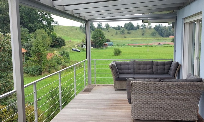 Schongau Apartment | Apartment approx. 80m2 + 30m2 balcony in Schongau with charging station for e-car 11 KW