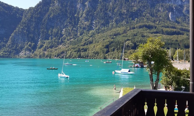 Unterach am Attersee Apartment | Basic garden apartment - Seehaus Unterach