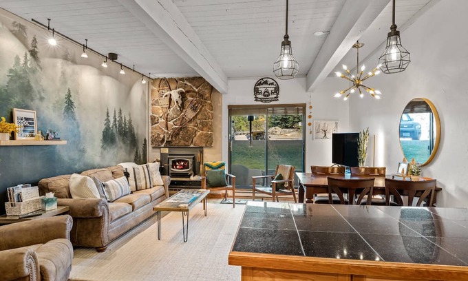Steamboat Springs Condo | True Ski In/Out+HotTub-Pool-Gym-FreeShuttle-Wood Fireplace-Private Grill/Patio/Ski Locker-JustListed