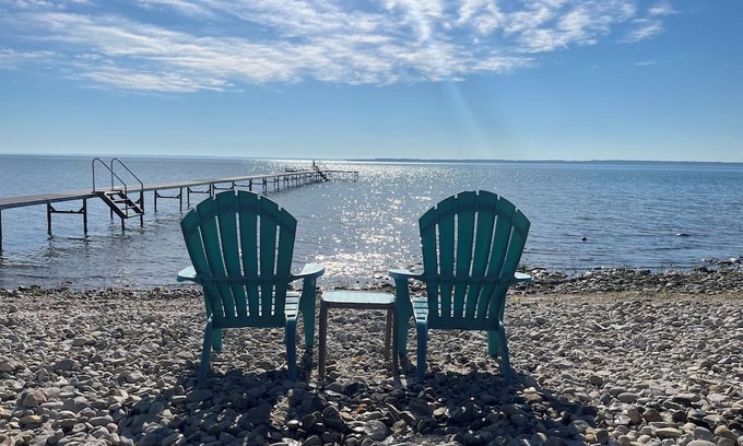 Suttons Bay House | Lakefront Home 20 Minutes from Traverse City