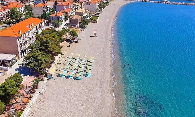 Paralio Astros House | Beachfront Astros Villa - Dukes Seaside Haven