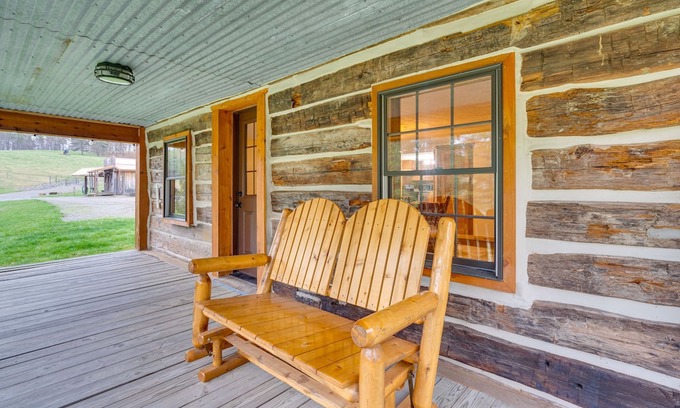 Wellston Cabin | Jackson County Cabin w/ Fire Pits & ATV Trails!