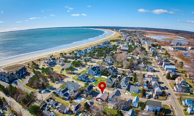 Pine Point House | Seaside Serenity: Charming 2BR Escape | Parking