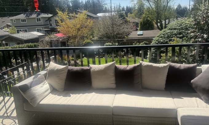 North Vancouver House | Private, gorgeous, spacious main house and gardens w/hot tub and dream deck