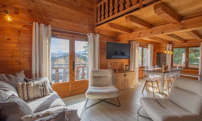 Les Saisies Ski Chalet | Chalet de Montagne Skis au Pieds au Cœur de la Station