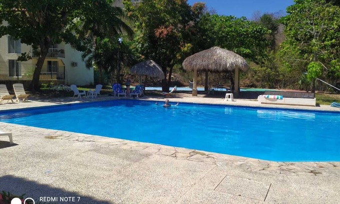 Crucecita Condo | 5 minutes walk to the town square. Gated Community condo w