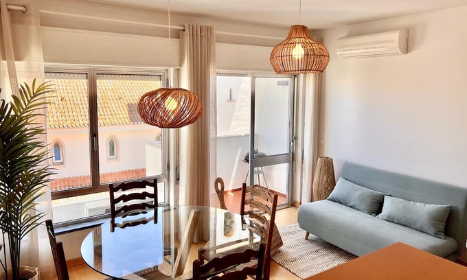 Armacao de Pera Apartment | Newly refurbished coastal apartment, steps away from the beach with sea views.