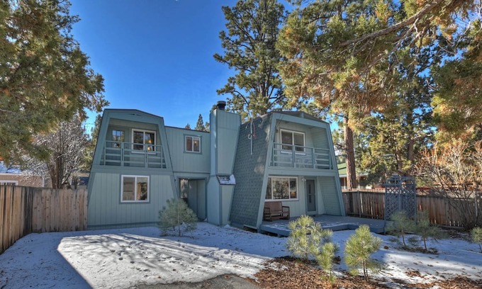 Big Bear City House | Gambrel Style, pet friendly, enclosed yard, streaming, fireplace, and more.