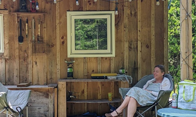 Lion's Head Cabin | off-grid cabin in the woods on the Bruce Peninsula, Lake Huron side.
