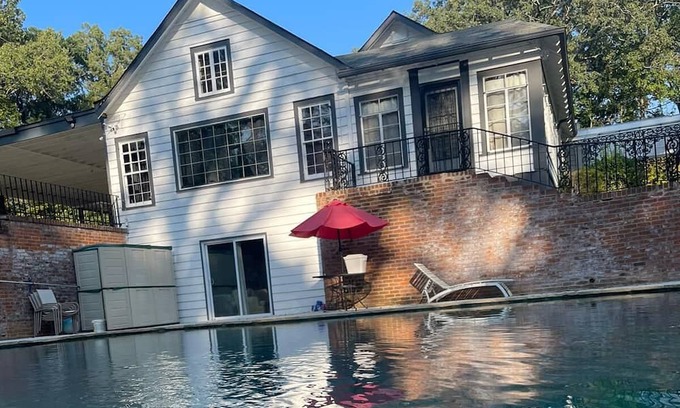 Raleigh Cottage | Guest House in our 4 acres Estate home, with pool gated