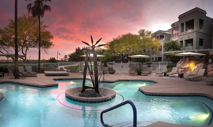 Desert Ridge Villa | Marriott's Canyon Villas Guest Room 1 King 1 Sofa and Balcony