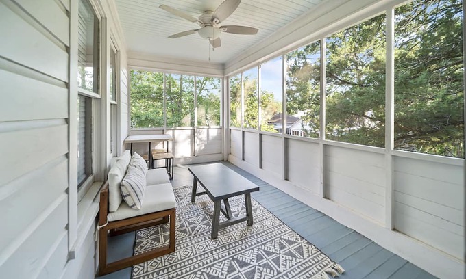 Pineville Apartment | Remodeled Historical Apt with comfortable furnishings. Safe, convenient area