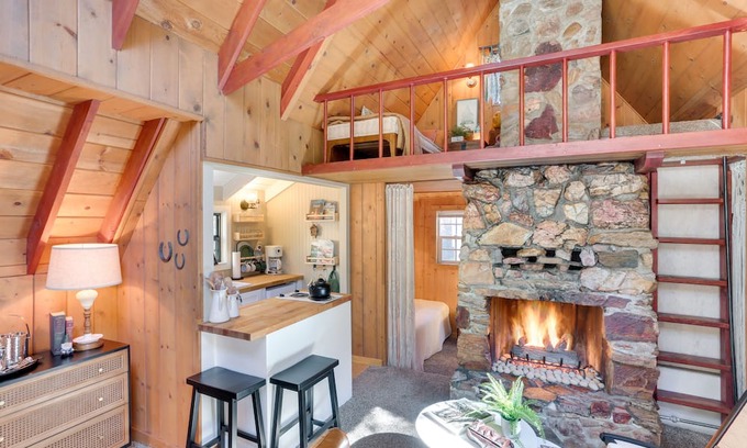Sugarloaf Cabin | Sugarloaf Storybook Cabin w/ Fire Pit & Grill