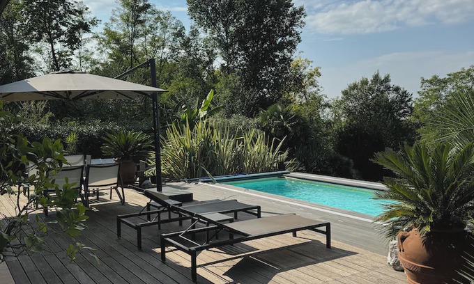 Castenedolo House | Villa La Quiete Inn -Private Pool - Parking - Wifi