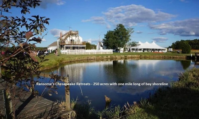 Crocheron House | 250 ACRE ESTATE ON CHESAPEAKE BAY, SLEEPS 40 W-AC VACATIONS, WEDDINGS] REUNIONS!