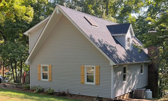 Scottsville House | Beautiful 3-bedroom lake house with view, direct dock access, game room and more