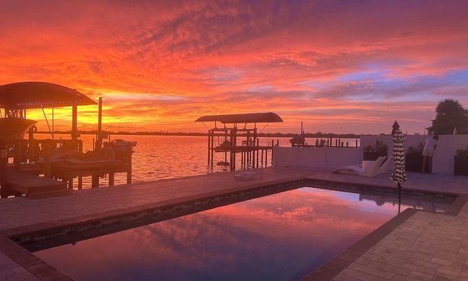 Bay Colony House | Waterfront 3BR/2BA Pool Home on Terra Ceia Bay with Dock & Stunning Sunsets