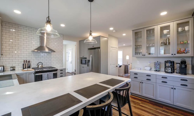 Maquoketa House | Eliza Gothic, restored 5-star 3 BR residence. Large eat in kitchen.