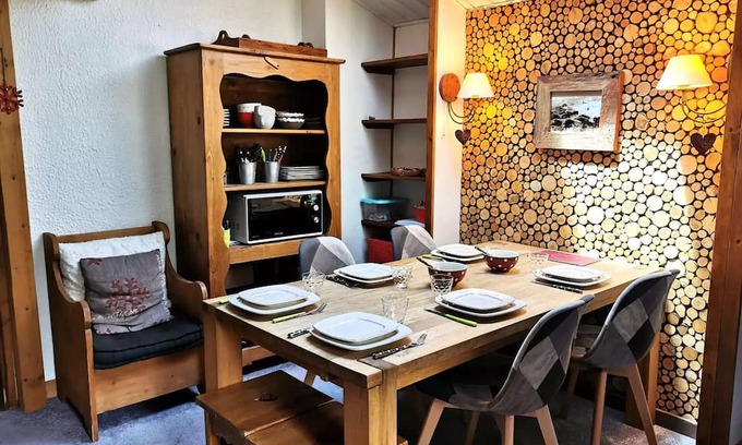 Les Avanchers-Valmorel Apartment | Residence Fagot - Le Fagot 15 - Apartment tastefully renovated, close to slopes and shops