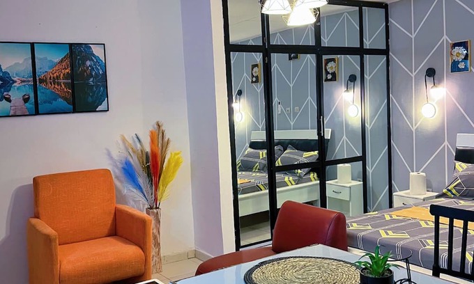 Cocody Apartment | Beautiful Studio in Rivera-Faya 24/7 Security