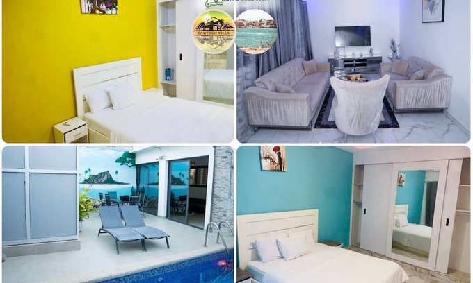 Ngor Villa | Tawfekh Villa: Magnificent villa with pool and sea view