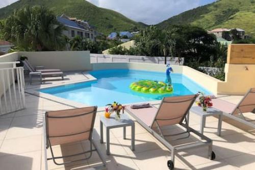 Cul de Sac House | Beautiful suite S14 pool next to Pinel Island